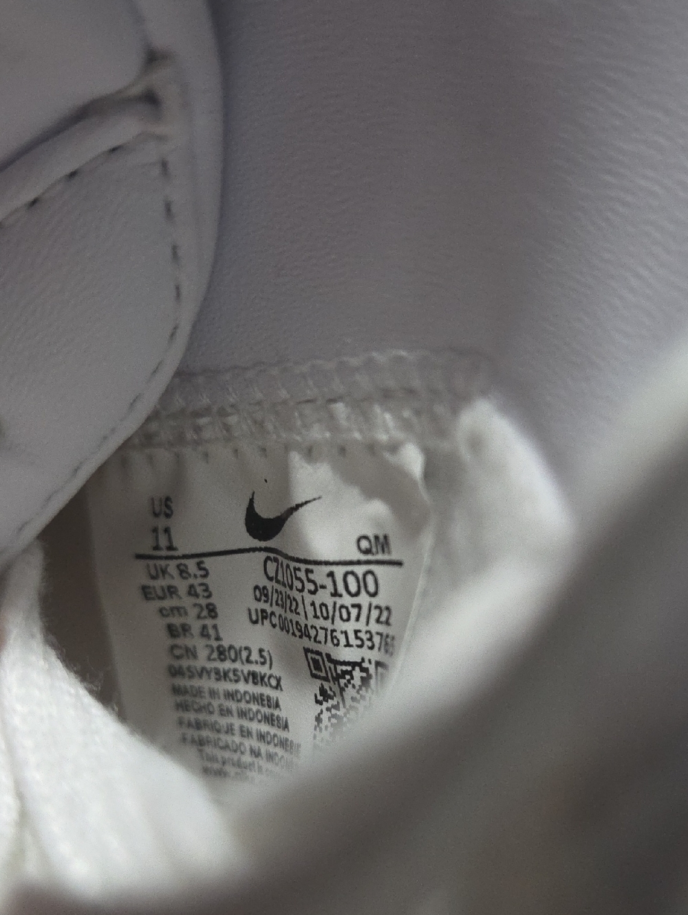NWOB Nike Blazer Mid '77 Women's Leather Shoes White US 11 - Picture 10 of 15